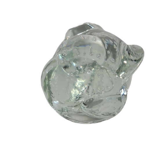 Blown glass hound dog paperweight - Picture 6 of 8